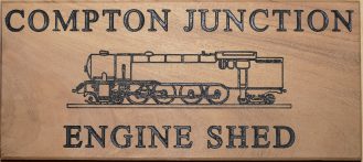 Hardwood House Sign - Routered