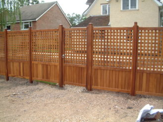 Trellis Hardwood Fencing Panel