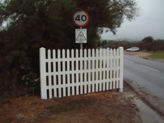 Village Safety Hardwood Fencing Panel