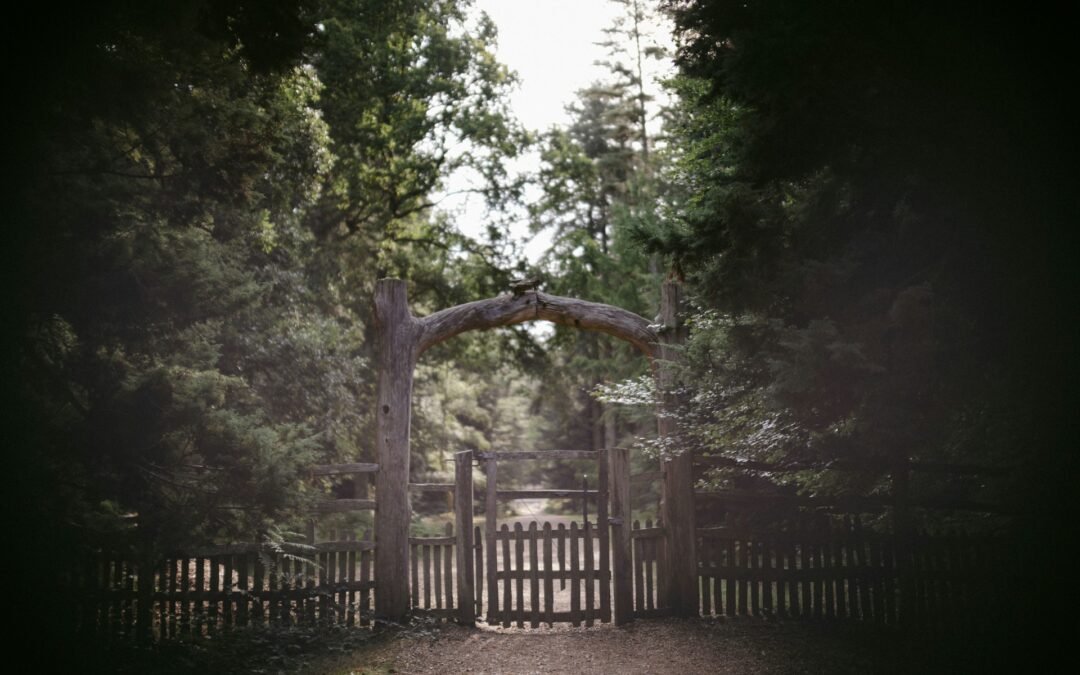 wooden gate