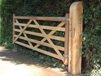 Hardwood Field Gates by JAKK