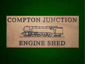 Hardwood House Signs by JAKK
